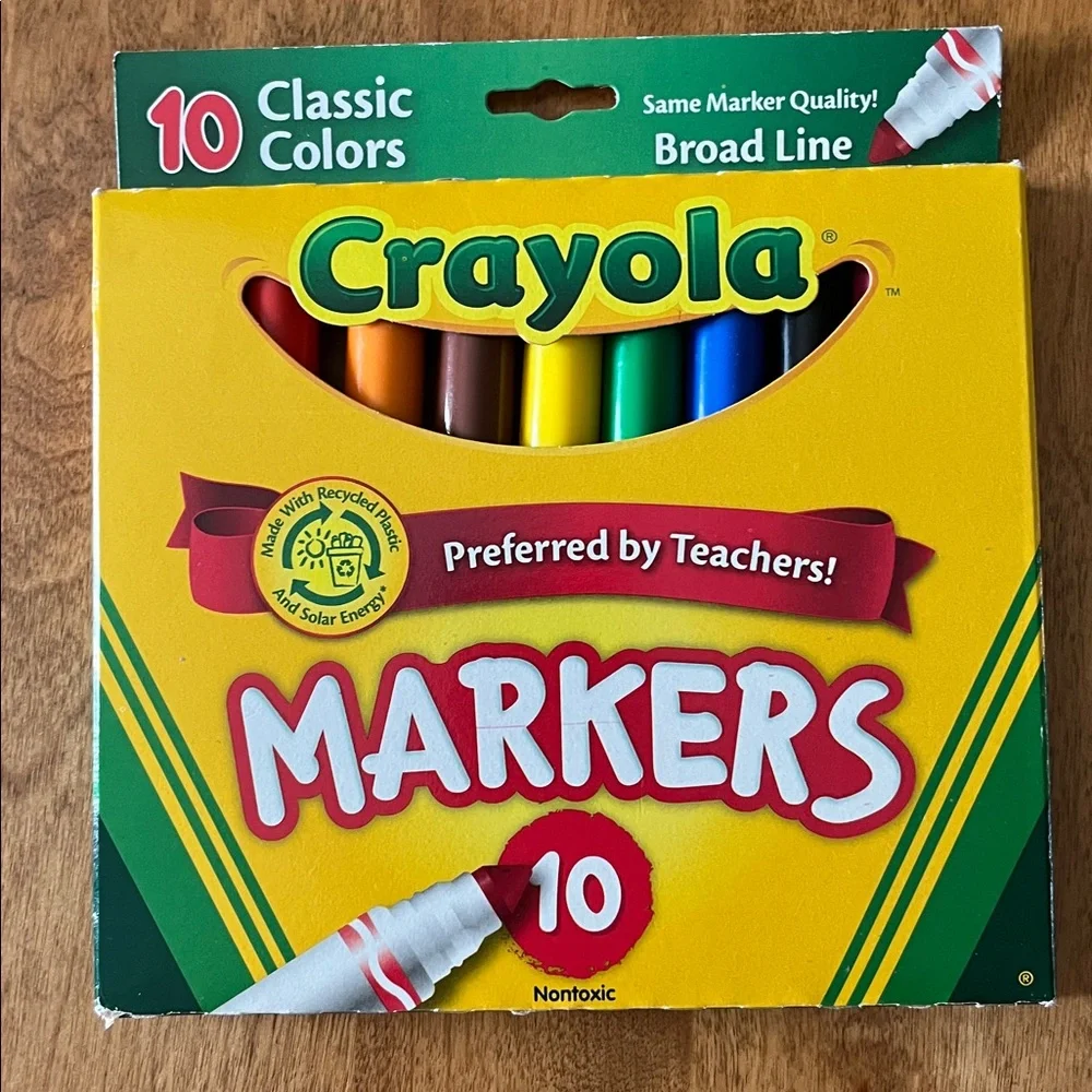 School Supplies Bundle with Crayola Markers and Crayons